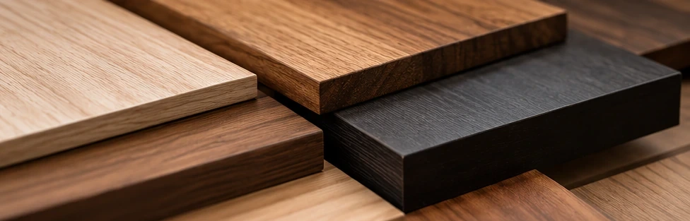 Detalle ilustrativo de madera y melamina.